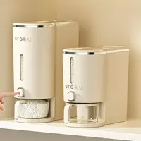 米桶家用防虫防潮密封装米箱面桶米面储存容器高端按压米缸收纳盒