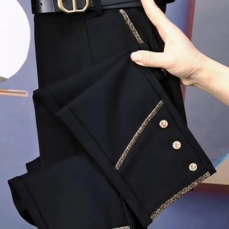 633款潮品上新时尚南韩四面弹修身小脚裤