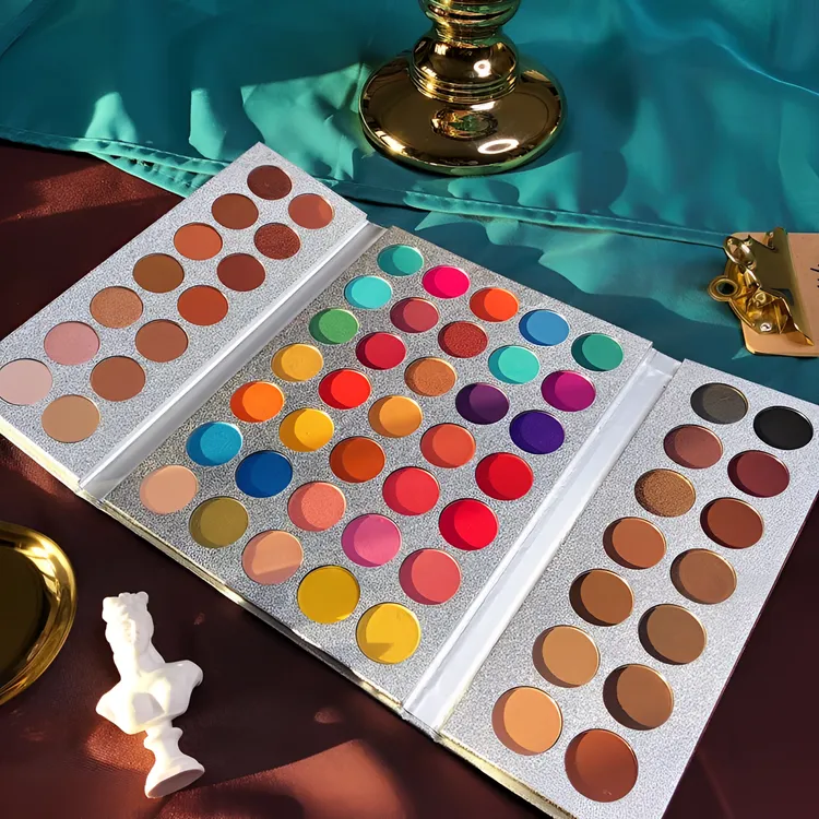 正品beautyglazed63色眼影舞台妆显色珠光cos初学者防汗多色大盘
