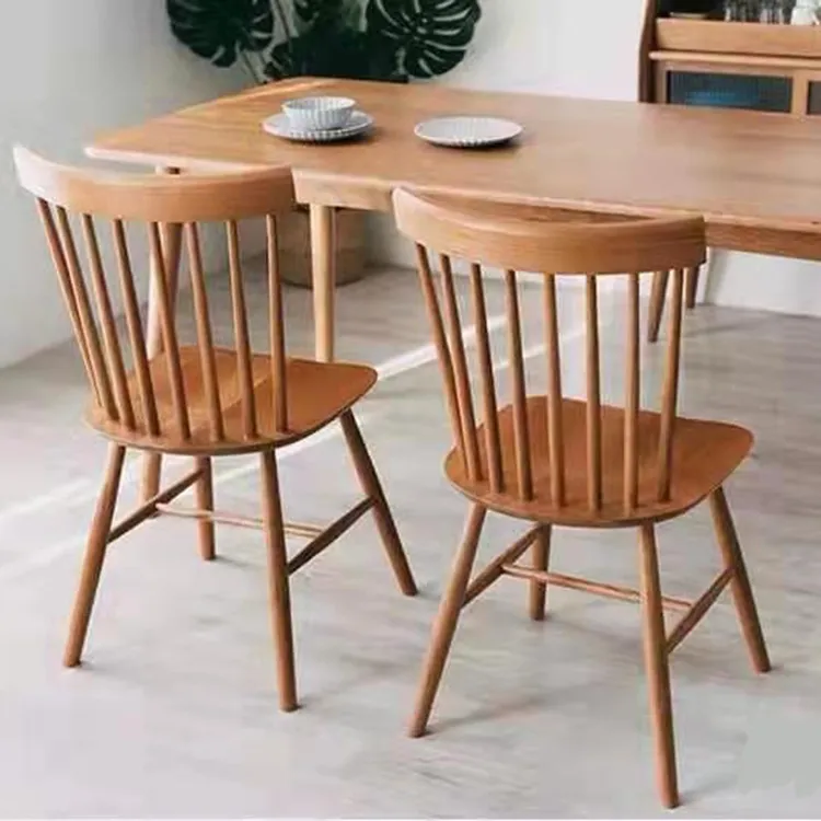 特价款北美樱桃木餐桌特价款长方形餐桌家用吃饭桌原木色家用餐桌