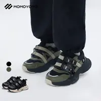 MOMOYOYO【不一样】真皮网布拼接耐折耐磨磁吸扣运动鞋 MY23Q001