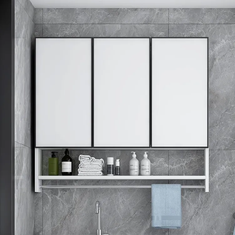 2024款铝合金阳台吊柜太空挂墙式铝柜壁柜厨房收纳柜定做储物吊柜