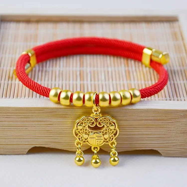 宠物新年项圈狗狗猫猫红色高颜值平安福新年生日可调节大小无声