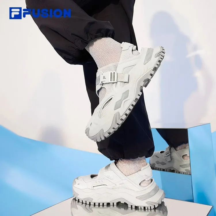 【硬糖凉鞋】FUSION斐乐女鞋2025夏厚底增高轻便防滑流光风穿搭CBY