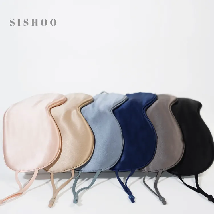 SISHOO/丝煦（6A)100%桑蚕丝眼罩遮光透气挂耳可调节专业助眠