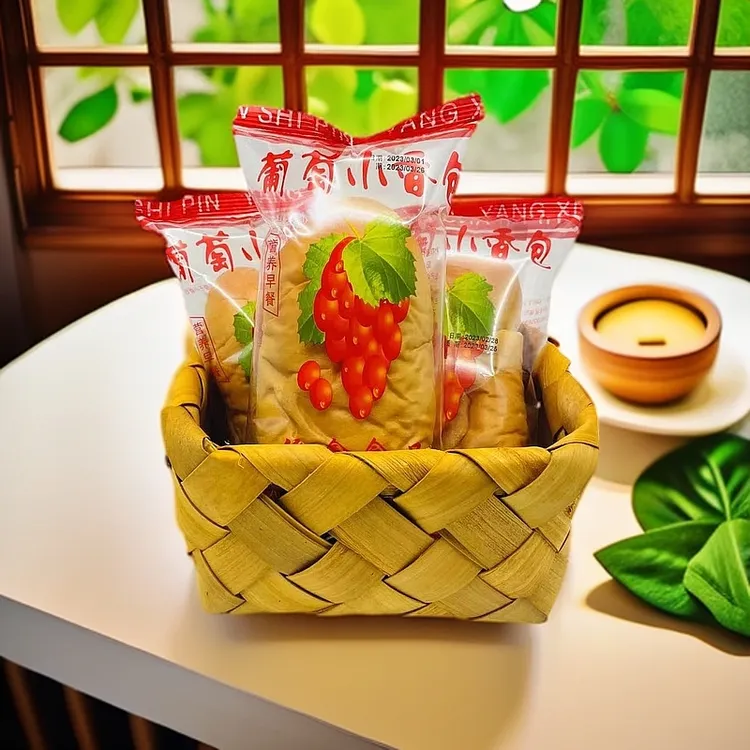 早餐营养小时候的面包老款回味常温存放产品葡萄面包45g/1个