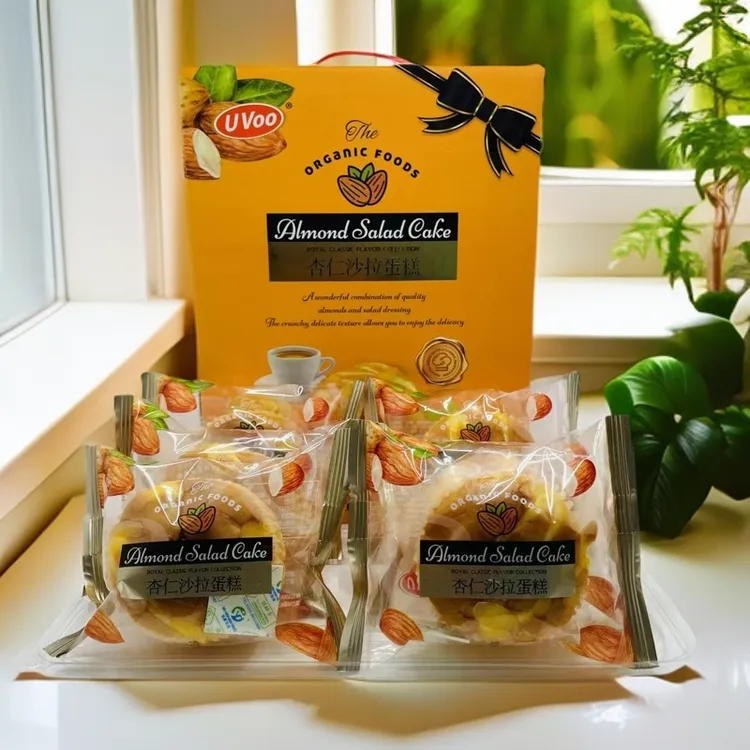 下午茶蛋糕礼盒装开袋即食全新口味杏仁沙拉蛋糕600g*1箱