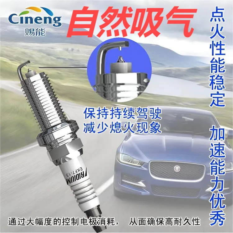 CINENG/赐能高性能特陶双铱金火花塞提高点火成功率