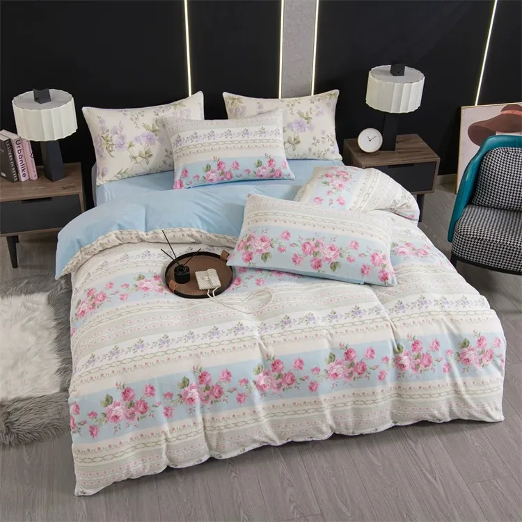 【牛奶绒四件套】冬季新品加厚牛奶绒四件套双面绒套件