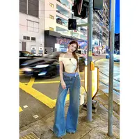 XIAOXIN【在线牛仔】小众高街复古宽松双腰头牛仔裤LWJ24B2K1199