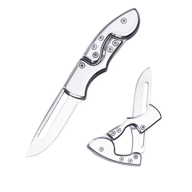 全钢便携式创意小刀不锈钢小刀机械小刀