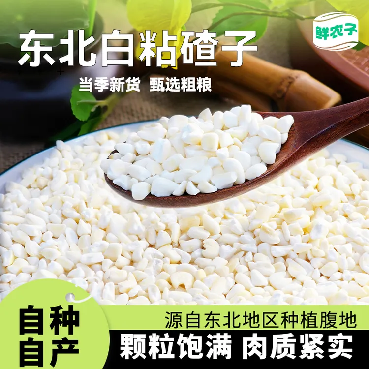 正宗东北白粘大碴子粘碴子五谷杂粮笨苞米茬子煮大碴粥新粮