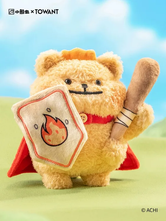 【拆盒】小熊虫毛绒盲盒潮玩摆件生日女孩公仔可爱礼物