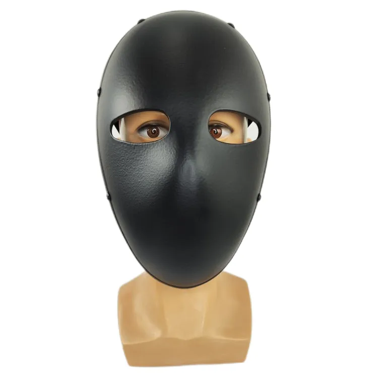 防弹面具芳纶凯夫拉黑色面部防护罩防破片面屏全脸增强护脸