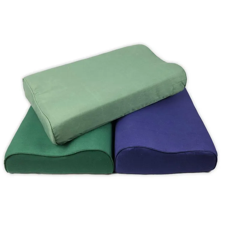 零四枕头浅绿色护颈枕正品硬质棉方型枕学生宿舍单人军绿家用