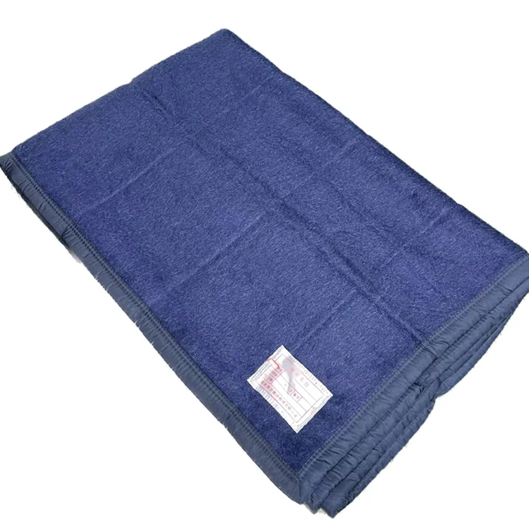 全新库存老货潜挺居家卧室纯色毛毯水波纹蓝色拉舍尔毛毯7.3斤