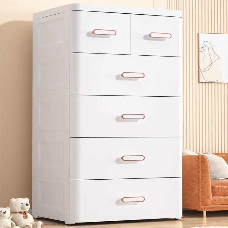 特大加厚收纳柜子抽屉式家用置物塑料儿童储物柜衣柜整理箱五斗柜