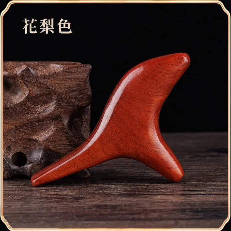 【周七天天健】木质三角雀家用足手部头部多功能按摩疏通点穴按摩棒