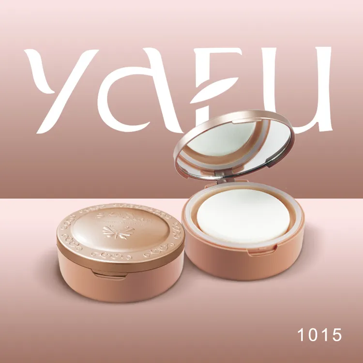 yafu雅芙粉饼晶润亮彩保湿美容粉膏遮瑕膏粉底膏定妆正品女1015
