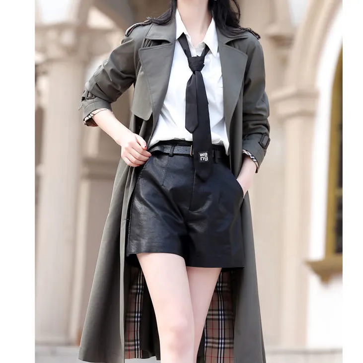 春秋女中长款收腰显瘦气质风衣休闲英伦风短款宽松韩版赫本风过膝