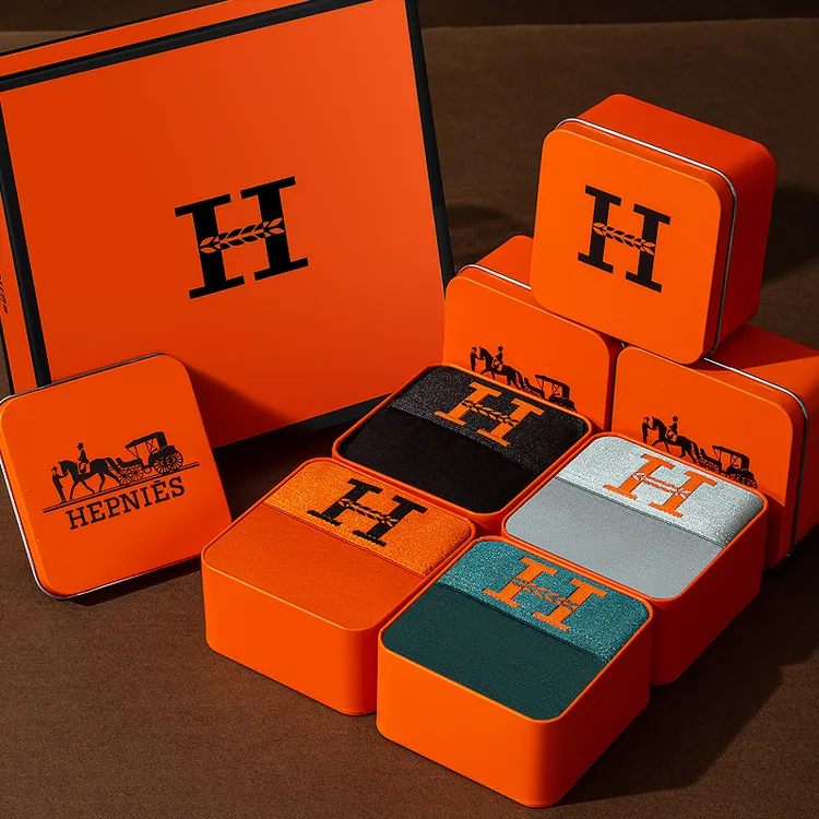 男士磁石科技温感运动短裤时尚轻奢无痕男生高档平角裤夏季裤头