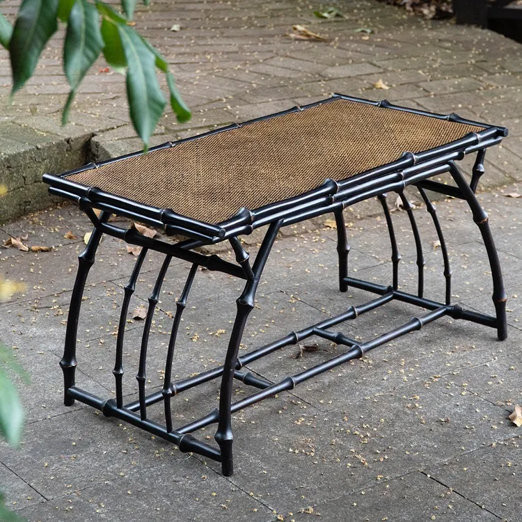 ZZ003（邱师傅）手工高端筇竹长方桌小茶桌茶几（长86宽45高48厘米）