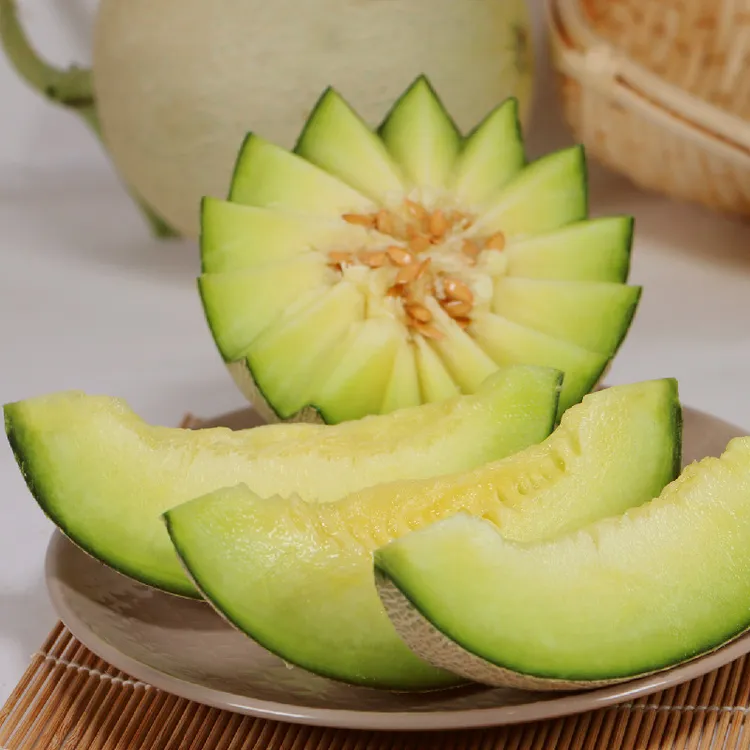 海阳网纹瓜冰激淋口感脆/糯香甜汁水十足2枚装