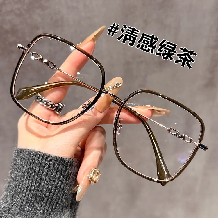 新款舒适时尚高清大框老人老花眼镜男老花镜女可防辐射高颜值显瘦