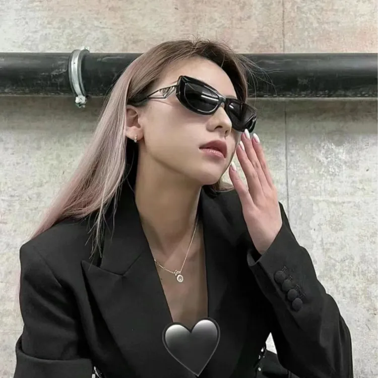 新款网红辣妹百搭个性气质高级感防紫外线太阳镜女遮脸墨镜A218