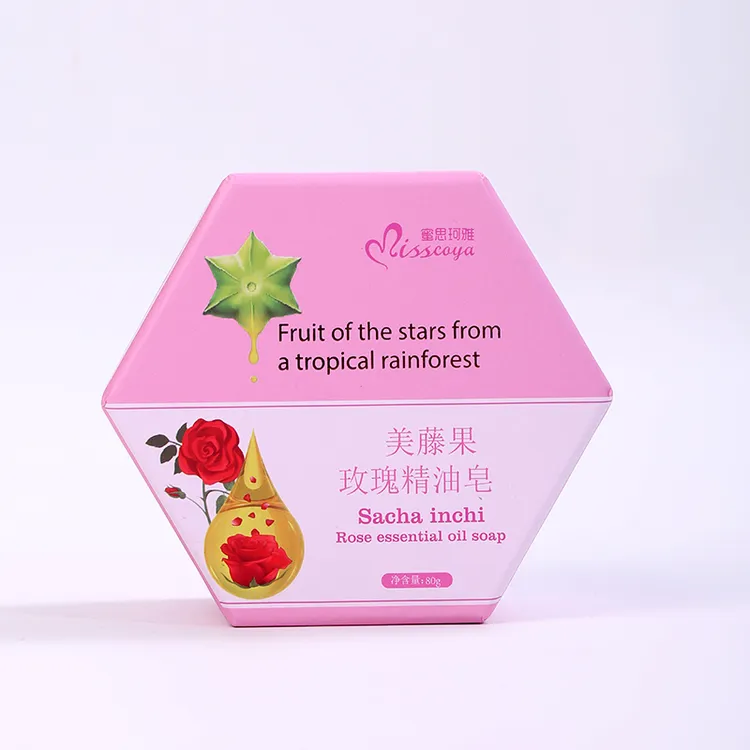 印奇美藤果玫瑰精油皂美藤果油手工皂香皂