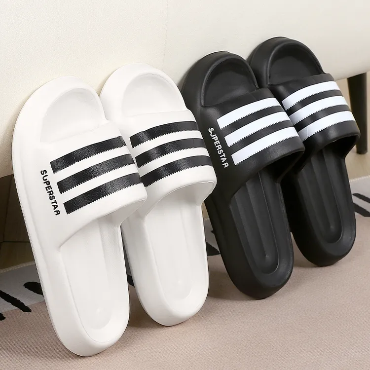 男女情侣夏季必备厚底EVA凉拖鞋浴室软底防滑舒适时尚回弹拖鞋