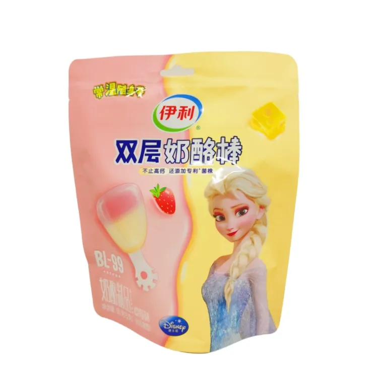 【10支*18g】伊利儿童奶酪棒蜘蛛侠原味爱莎公主草莓味