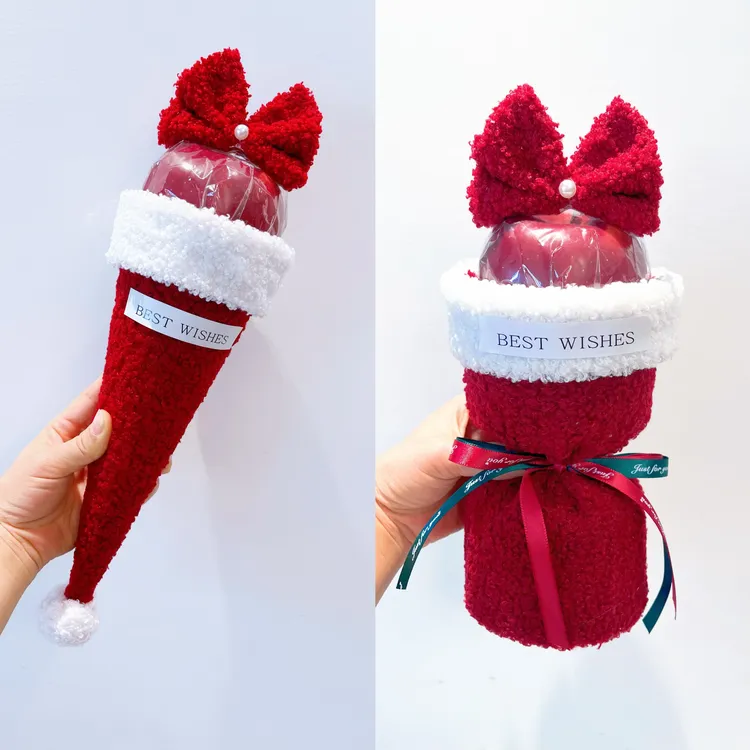 圣诞节礼物平安果包装平安夜苹果花束成品手工diy材料女生小礼品