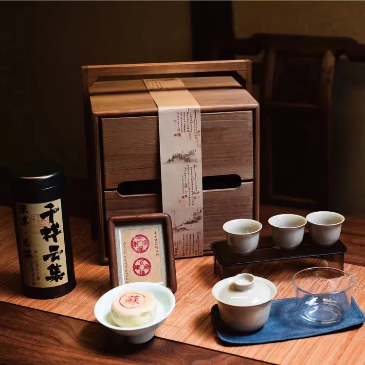 创意木质礼盒 中秋礼盒 传统工艺 手工制作