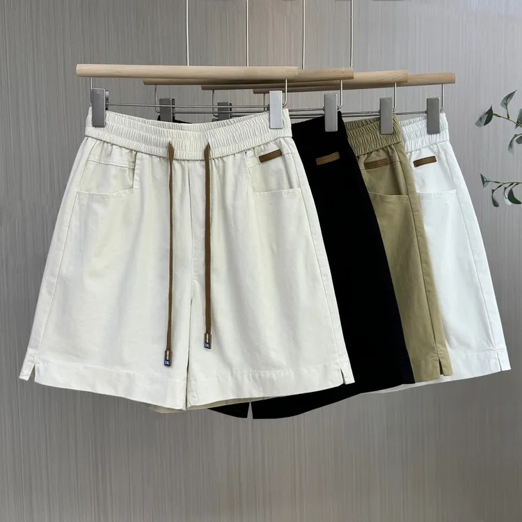 夏季薄款五分裤女宽松百搭显瘦大码休闲韩版水洗棉短裤2025新款