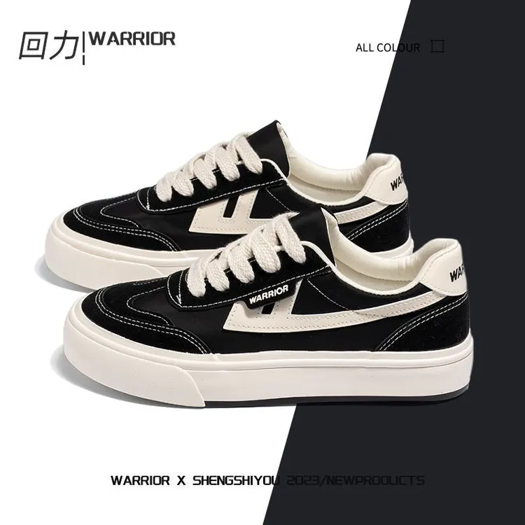 回力厚底学生帆布鞋男2024夏季新款复古板鞋chic港风运动休闲男鞋