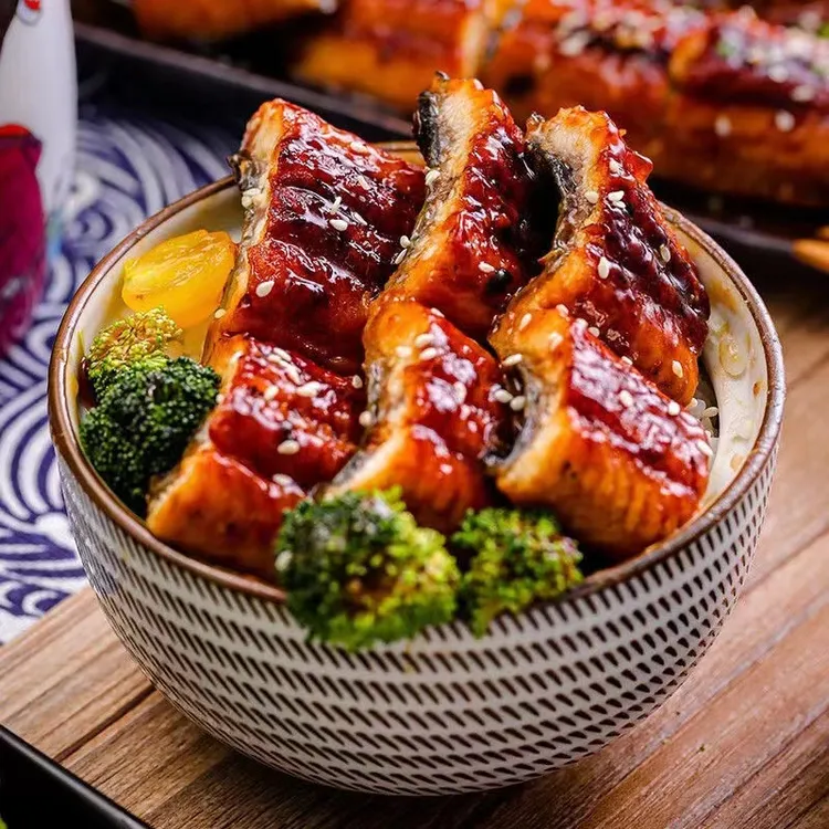 蒲烧鲲鳗鱼500g炭烧鳗鱼风味日式每袋鱼饭商用批发正宗料理即食