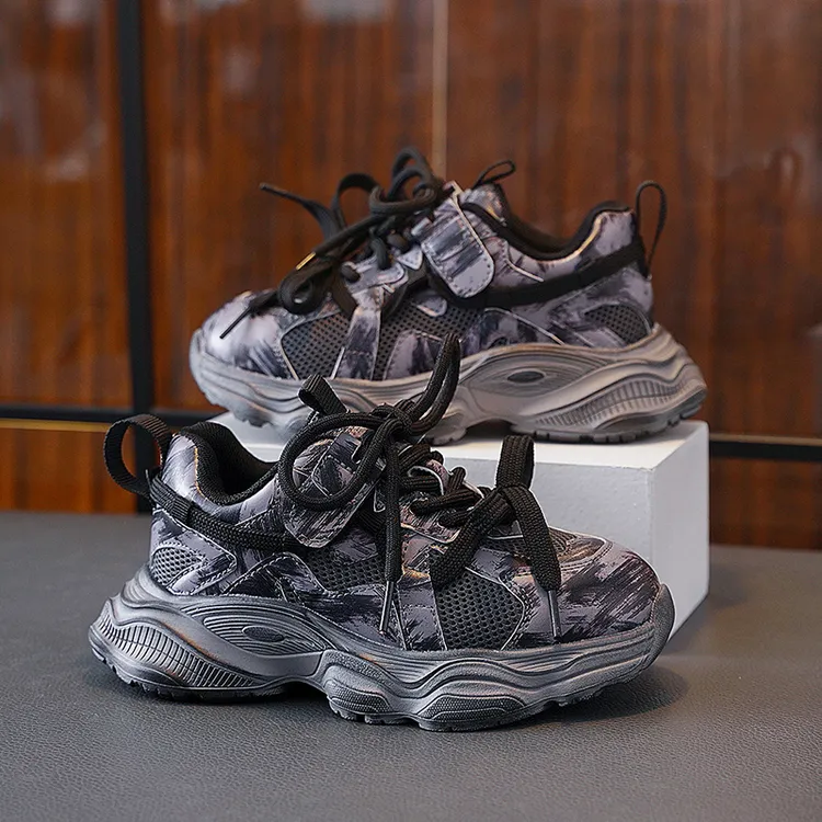 【魔术贴 鞋带固定】儿童运动鞋2025年新款男女童休闲鞋小中大童鞋