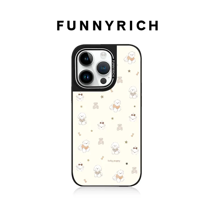 FUNNYRICH星星幸运小狗适用iphone17ProMax手机壳苹果16新款15/14