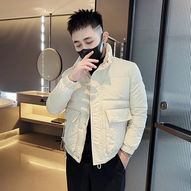 潮牌短款棉服男2025新款冬装男装上衣痞帅外衣冬季加厚棉衣外套帅