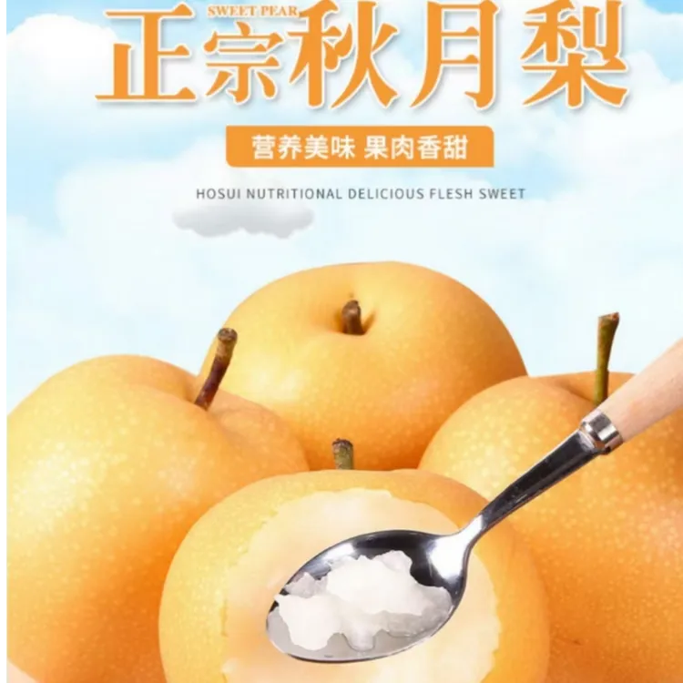 [倍尚鲜]正宗冰糖精品秋月梨绿色食品当季水果礼盒整箱5斤7斤