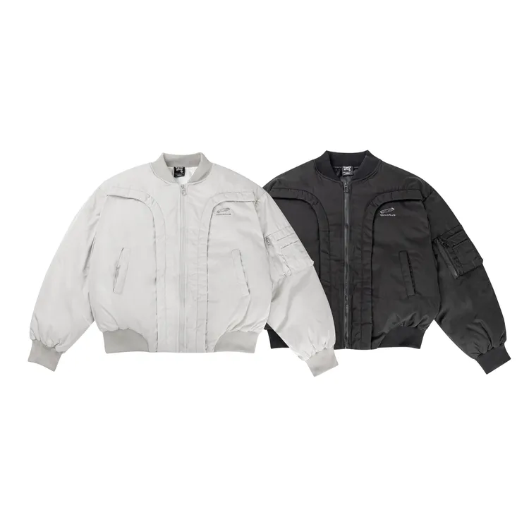 165的岛羊TAELE PLUS 美式复古潮牌夹棉飞行服cleanfit男女分割棉服TP081