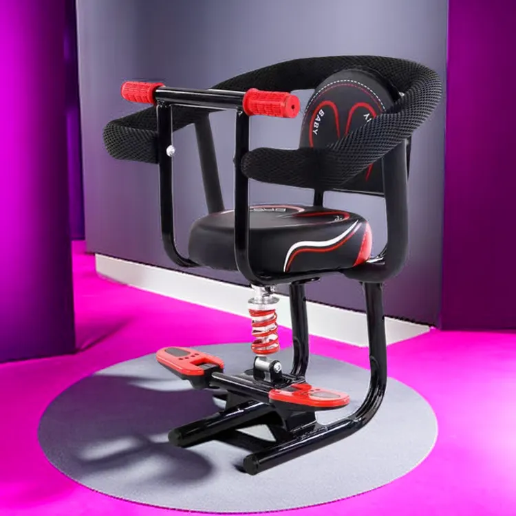 前置小孩踏板车椅子减震宝宝安全电动车儿童前置座椅