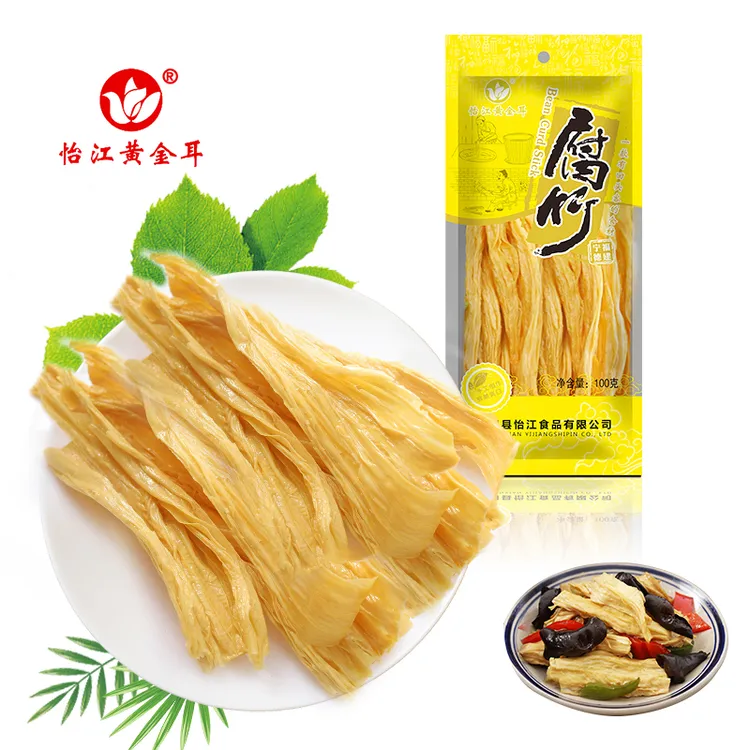 怡江黄金耳传统醇香腐竹100克*4袋黄豆腐竹干货农家手工豆腐皮