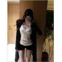 【品牌升级清仓捡漏】纸片人背心辣妹修身吊带女