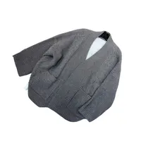 「安静」羊毛厚实混纺披肩两穿调性开衫外套