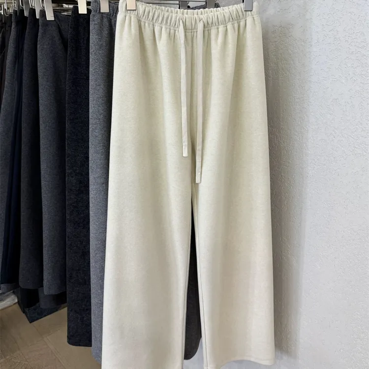 （花花家）7777#高货阔腿裤加厚升级款高腰休闲风垂感休闲裤