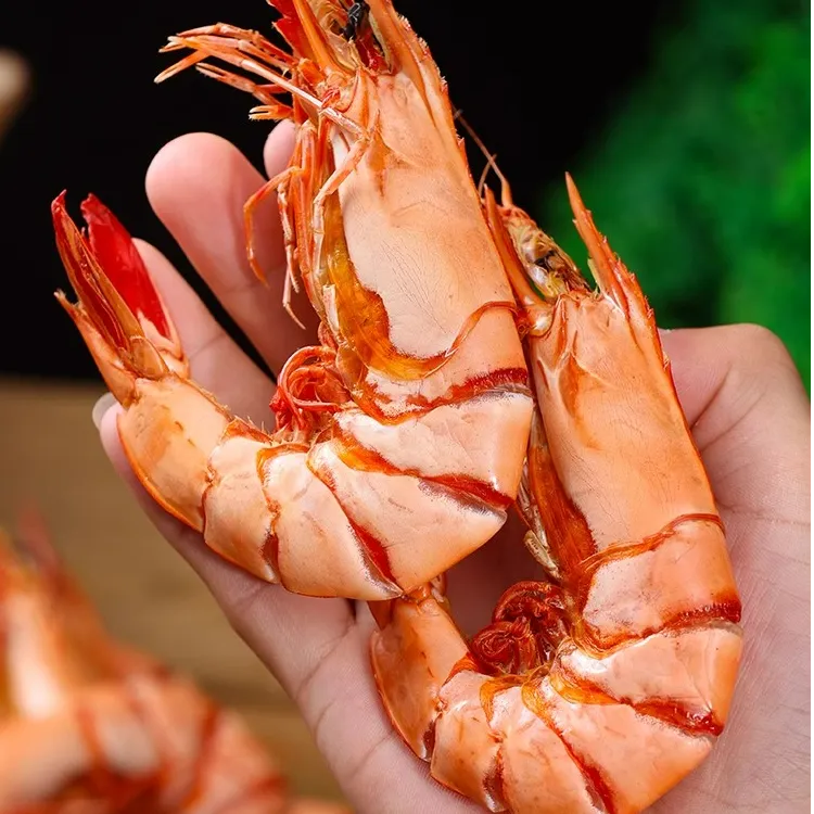 大连特产九节虾干特大干虾斑节对虾干烤即食大号孕妇零食海鲜干货