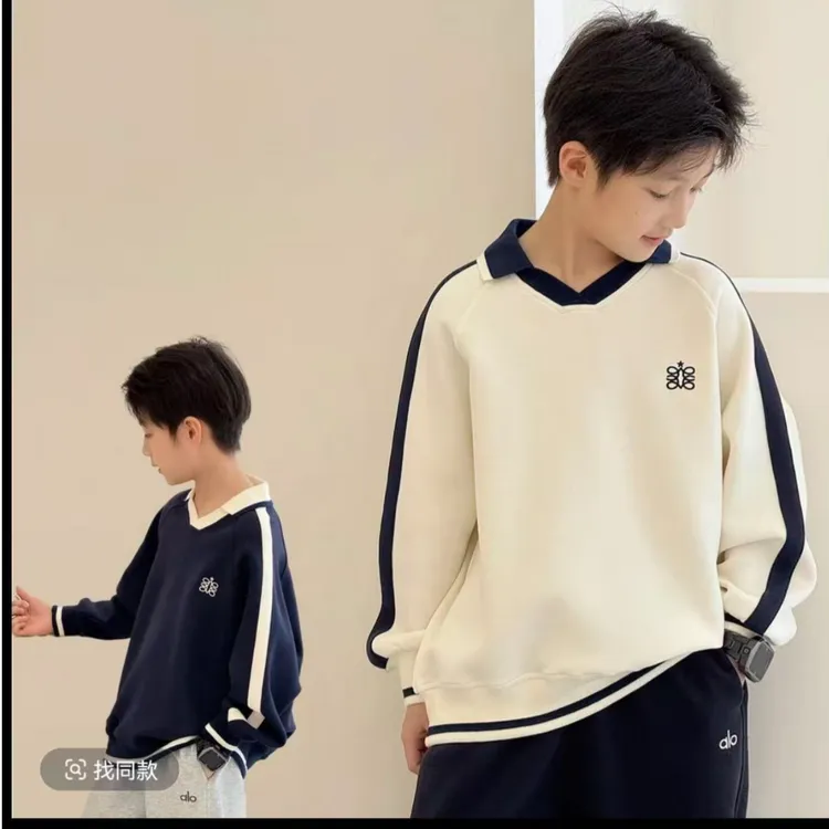 儿童装男童卫衣春秋款2025新款秋装长袖酷帅中大童男孩上衣秋季潮