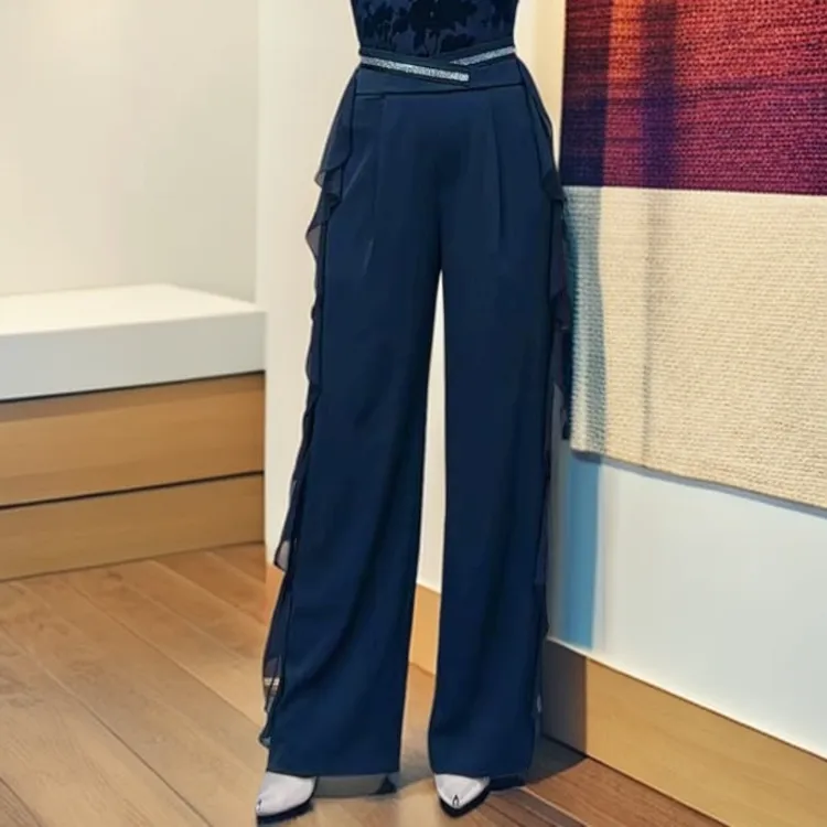 欢舞阁摩登舞吉特巴广场舞裤交谊舞时尚气质女裤B0243